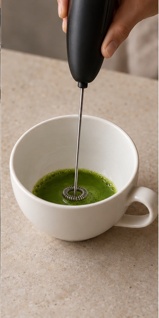 Mescola con un mini mixer
