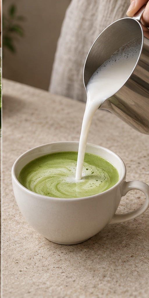 Aggiungi il latte montato già pronto
